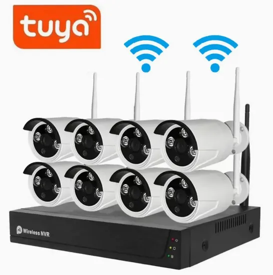 Kits sans fil IP NVR de caméra de maison intelligente pris en charge par la surveillance mobile